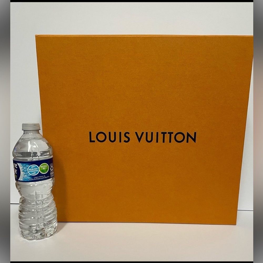 Louis Vuitton large empty magnetic gift storage Orange Box
